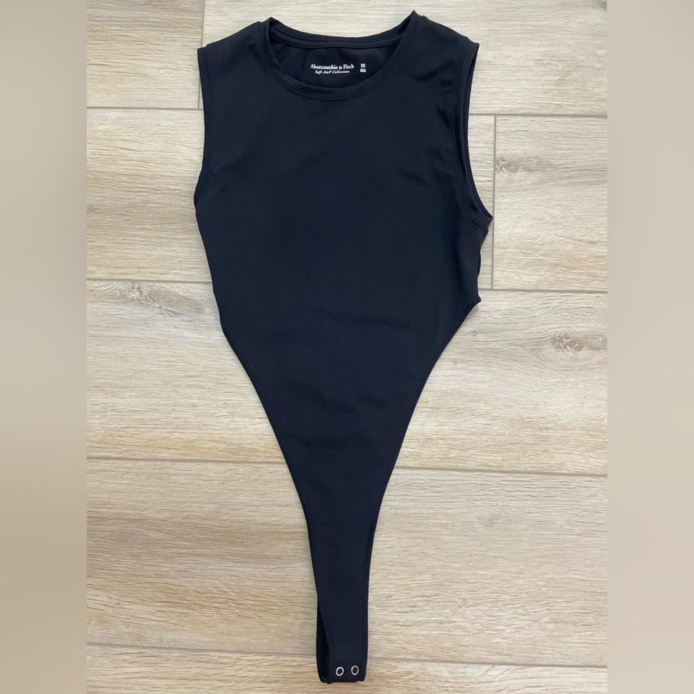 Abercrombie & Fitch soft Black Sleeveless bodysuit size XS